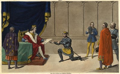 Charles IV the Bel Erects the Seigneury of Bourbon into a Duchy by Ambroise Tardieu