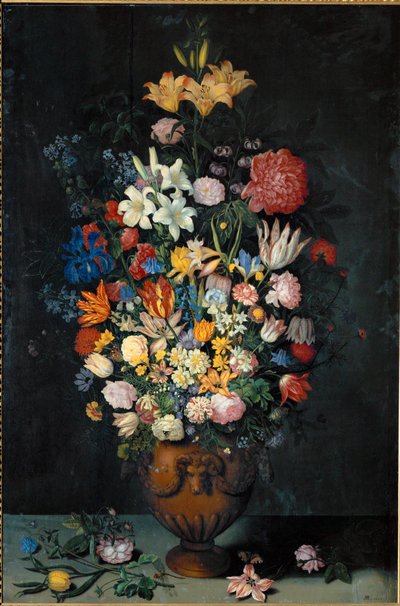 Still-life with flowers in a vase by Ambrosius the Elder Bosschaert