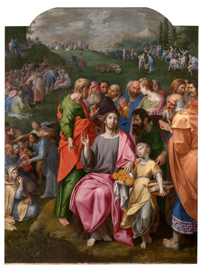 The Multiplication of Loaves and Fishes by Ambrosius the Elder Francken or Franck