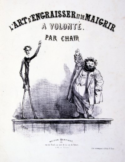 Illustration for The Art of Fattening and Losing Weight by Amédée de Noé