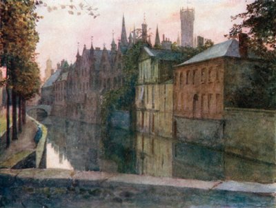 View of the Palais du Franc, Bruges by Amedee (after) Forestier