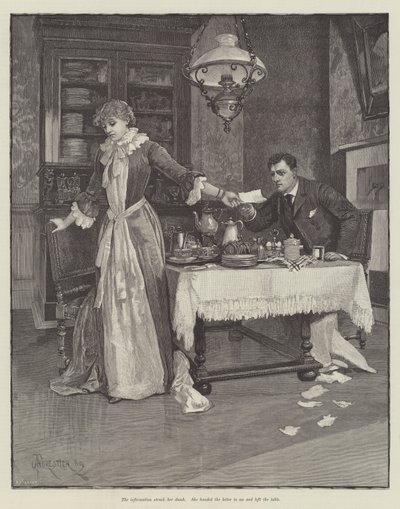 Blind Love, by Wilkie Collins by Amedee Forestier
