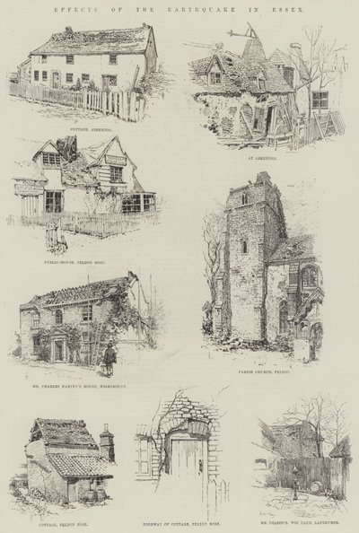 Effects of the Earthquake in Essex by Amedee Forestier