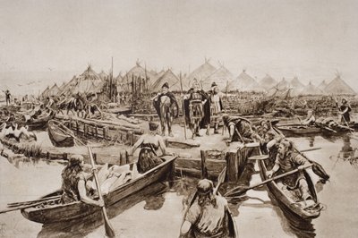 England, Two Thousand Years Ago, illustration from 
