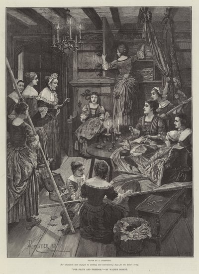 For Faith and Freedom, by Walter Besant by Amedee Forestier