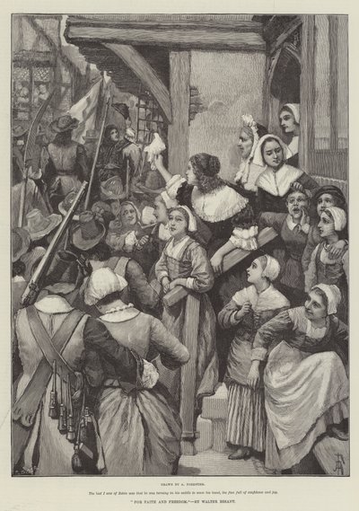 For Faith and Freedom, by Walter Besant by Amedee Forestier