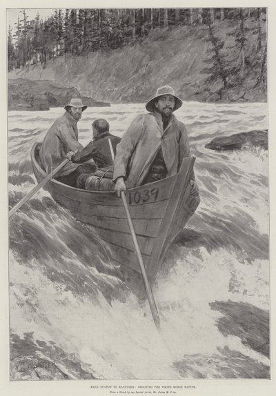 From Euston to Klondike, shooting the White-Horse Rapids by Amedee Forestier