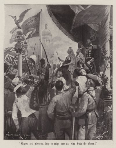 Happy and Glorious, Long to Reign Over Us, God Save the Queen! by Amedee Forestier