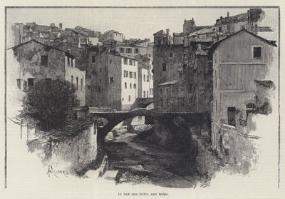 In the Old Town, San Remo by Amedee Forestier