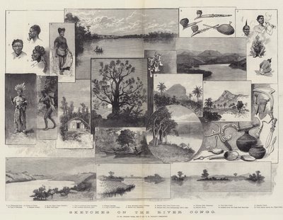 Sketches on the River Congo by Amedee Forestier