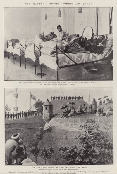 The Eastern Crisis, Scenes at Canea by Amedee Forestier