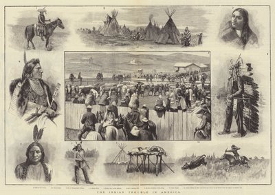 The Indian Trouble in America by Amedee Forestier