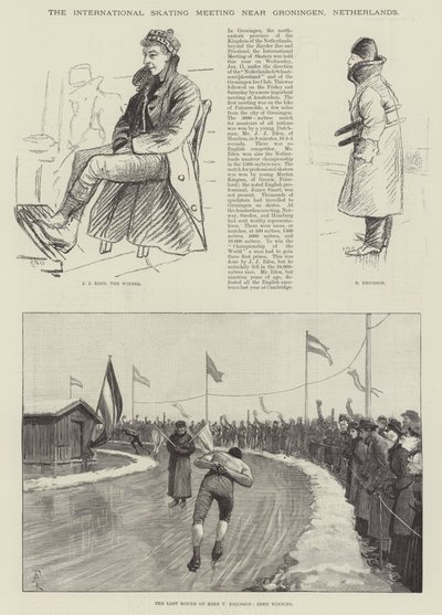 The International Skating Meeting near Groningen, Netherlands by Amedee Forestier