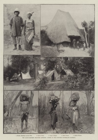 The Lagos-Dahomey Frontier Question, Scenes in the Disputed Hinterland District by Amedee Forestier