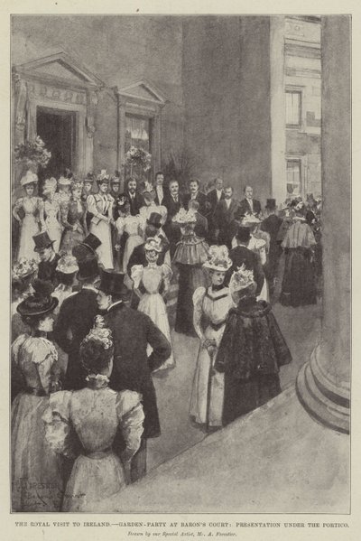 The Royal Visit to Ireland, Garden-Party at Baron