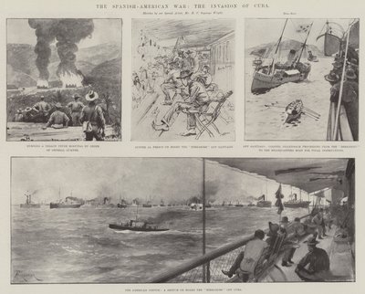 The Spanish-American War, the Invasion of Cuba by Amedee Forestier