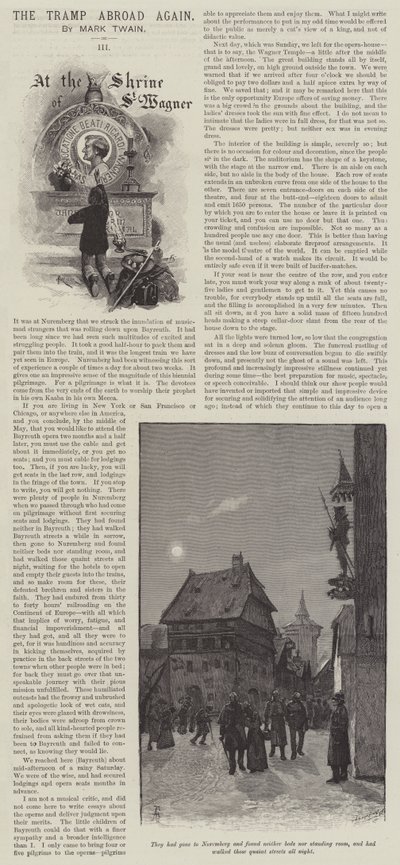 The Tramp Abroad Again, by Mark Twain by Amedee Forestier