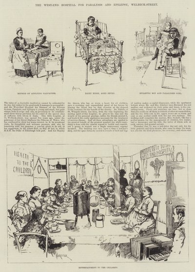 The West-End Hospital for Paralysis and Epilepsy, Welbeck-Street by Amedee Forestier