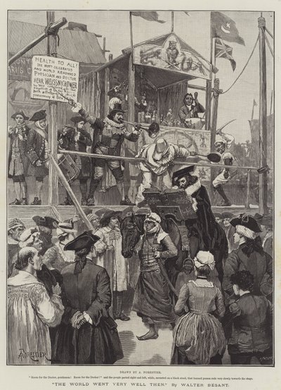 The World Went Very Well Then, by Walter Besant by Amedee Forestier