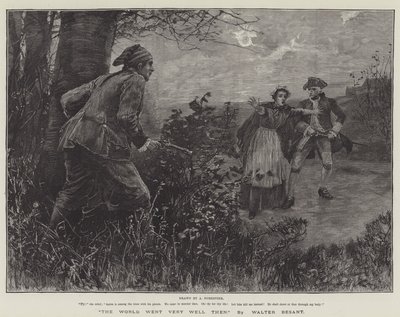 The World Went Very Well Then, by Walter Besant by Amedee Forestier