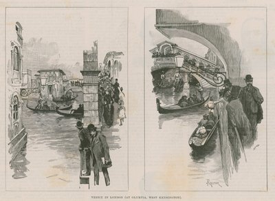 Venice in London at Olympia, West Kensington by Amedee Forestier