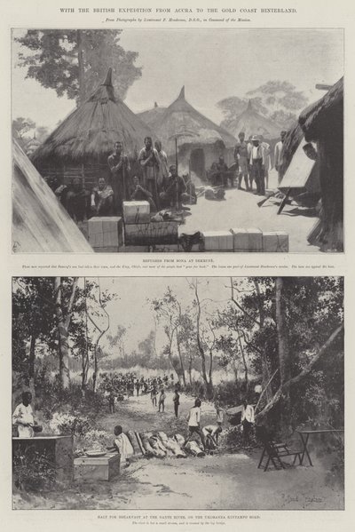With the British Expedition from Accra to the Gold Coast Hinterland by Amedee Forestier