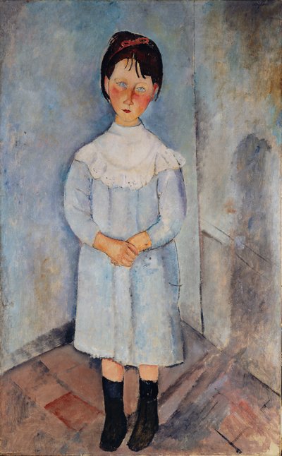 Fillette en bleu, 1918 by Amedeo Modigliani