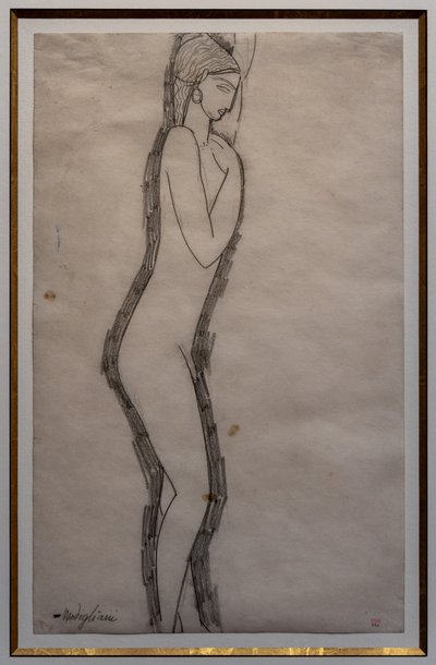 Hermaphrodite in Profile by Amedeo Modigliani