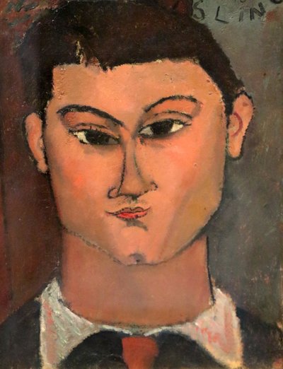 Portrait of the Painter Moïse Kisling by Amedeo Modigliani