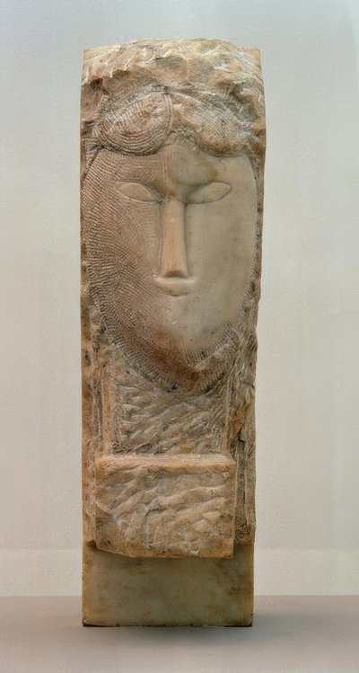 Head of a Woman by Amedeo Modigliani