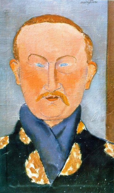 Leon Bakst by Amedeo Modigliani