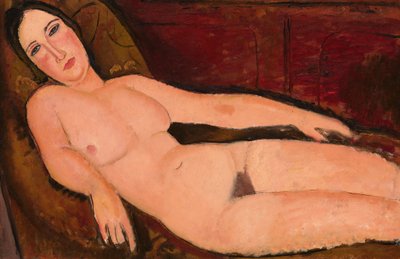 Nude on a Divan by Amedeo Modigliani