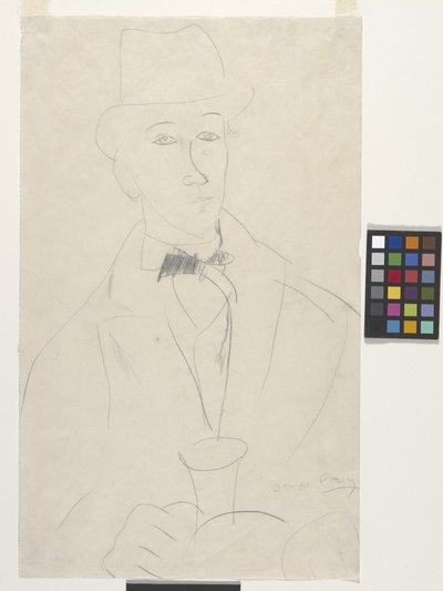 Portrait Of The Artist, Othon Friesz by Amedeo Modigliani
