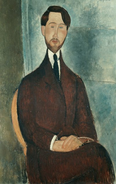 Portrait of Leopold Zborowski by Amedeo Modigliani