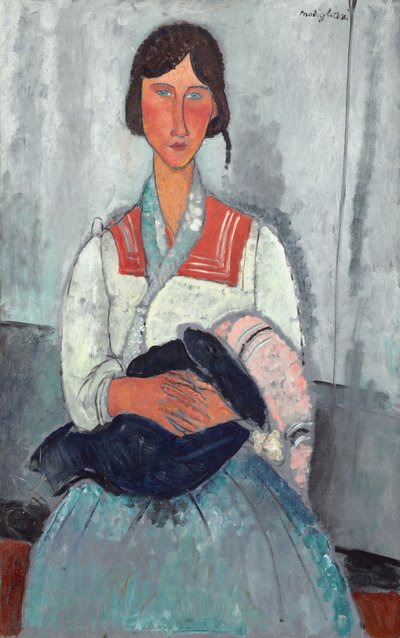 Roma Woman with Baby by Amedeo Modigliani