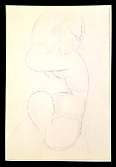 Seated Female Nude by Amedeo Modigliani