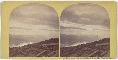 Mt. Kearsarge and Double Head, from Mt. Washington by American 19th Century