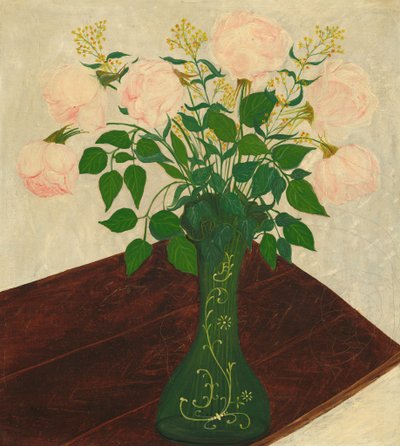Pink Roses by American 19th Century