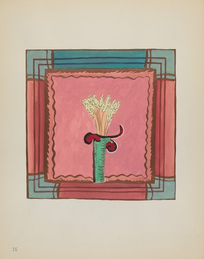 Plate 16: Wheat Sheaf, Altar Panel: From Portfolio 