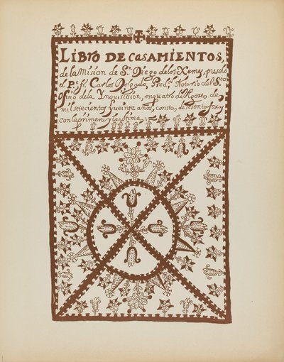 Plate 1: Jemez Book of Marriages: From Portfolio 