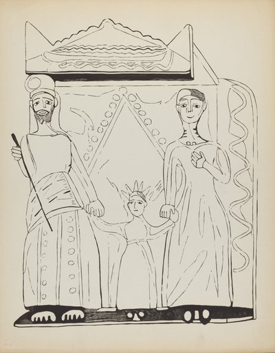 The Holy Family (Plate 28) by American 20th Century