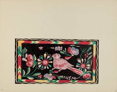 Plate 44: Painted Chest Designs: From Portfolio 