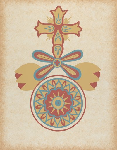 Santa Barbara Mission Doorway Design from the portfolio 