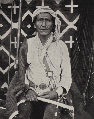 A Navajoe Indian by American Photographer (after)