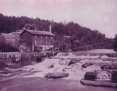 Ausable River, near the head of the Chasm by American Photographer (after)