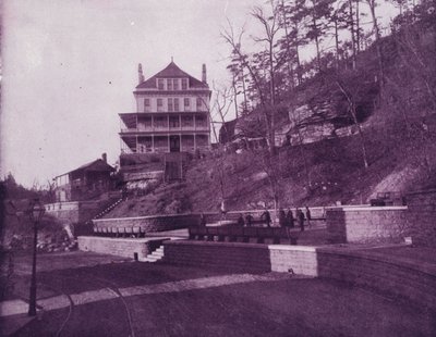 Basin Springs, Eureka Springs, Arkansas, on St Louis and San Francisco Railroad by American Photographer (after)