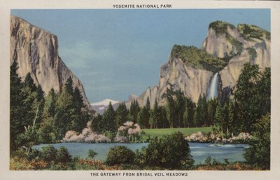California: Yosemite National Park, the gateway from Bridal Veil Meadows by American Photographer (after)