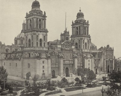 Cathedral at City of Mexico by American Photographer (after)