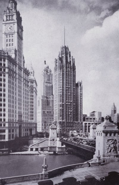 Chicago: Boulevard Link Bridge, Looking North by American Photographer (after)