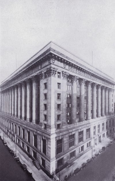 Chicago: City Hall and County Building by American Photographer (after)